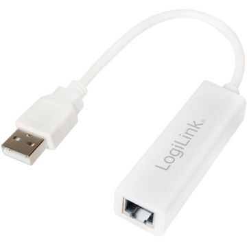 Adaptor Logilink 1x USB 2.0 Male - 1x RJ45 Female