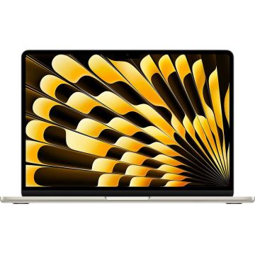 Apple Laptop Apple MacBook Air 13, Apple M4 (10 nuclee), 13.6 inch, RAM 24 GB, SSD 512 GB, macOS Sequoia, Auriu