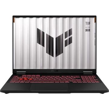 Asus Laptop ASUS TUF Gaming A16 FA608UM-R7165, Procesor AMD Ryzen™ 7 260, Display16 WUXGA, 16 GB DDR5 RAM, 512 GB SSD, Placa video dedicata NVIDIA GeForce RTX 5060 8 GB, NoOS, Negru gri