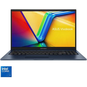 Asus Laptop ASUS Vivobook 15 A1504VA, Procesor Intel® Core™ 7 150U, Display 15.6 Full HD, IPS, 16GB DDR5 RAM, 1TB SSD, Intel® Graphics, No OS, Quiet Blue