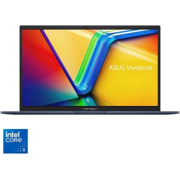 Asus Laptop ASUS Vivobook 17 A1704VA, Procesor intel® Core™ 5 120U, Display 17.3 Full HD, IPS, 16GB DDR5 RAM, 1TB SSD, Placa grafica Intel® Graphics, No OS, Quiet Blue