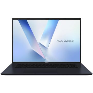 Asus Laptop ASUS Vivobook S18 M1807GA-S8007, AMD Ryzen AI 7 445, 18 inch, RAM 32GB, SSD 1TB, AMD Radeon 840M, No OS, Albastru