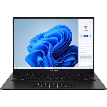 Asus Laptop ASUS Zenbook 14 UM3406GA, Procesor AMD Ryzen™ AI 7 445, Display 14'' WUXGA, OLED, 32GB DDR5 RAM, 1TB SSD, Placa video AMD Radeon™ Graphics, Windows 11 Home, Jade Black