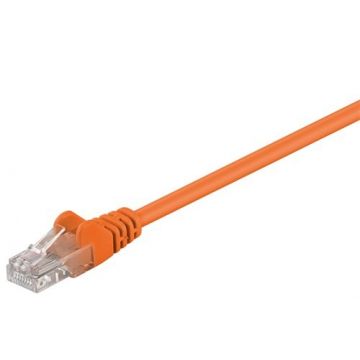 cablu de retea u/utp goobay, cat5e, patch cord, 20m, portocaliu