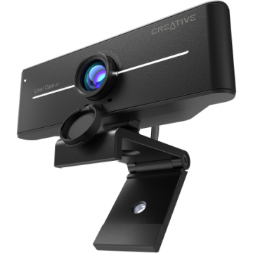 Creative Camera Videoconferinta CREATIVE LIVE! CAM SYNC, 4K UHD, 8MP Sony IMX, Doua Microfoane NoiseClean, UVC-compliant, Focus Manual