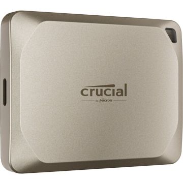 CRUCIAL SSD extern Crucial X9 Pro pentru Mac, Capacitate 4 TB, USB-C 3.2 Gen-2 (10 Gb/s), Bej