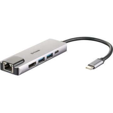D-Link 5-in-1 DUB-M520 USB Tip C