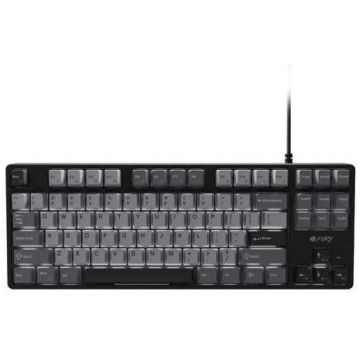 FURY Tastatura mecanica pentru gaming Fury Kanabo K2, Iluminare, Lungime cablu 160cm, Gri-negru