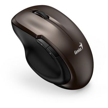 genius MOUSE wireless Genius, Ergo NX-8200S, PC sau NB, 2.4GHz, optic, 1200 dpi, butoane-scroll 5-11, Maro, 31030029403