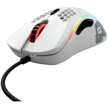Glorious Mouse gaming Glorious Model D, Ultrausor 69g, Alb Gloss