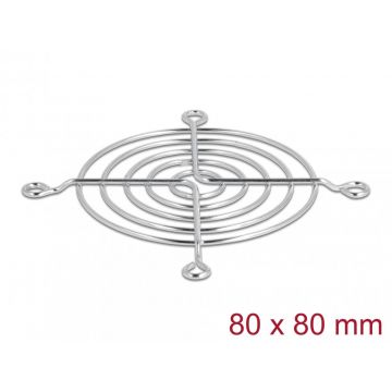 Grila ventilator 80 x 80 mm, Delock 67306