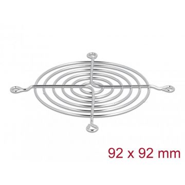 Grila ventilator 92 x 92 mm, Delock 67307
