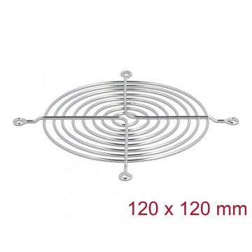 Grilaj ventilator 120 x 120 mm, Delock 67308