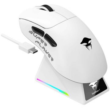 HAVIT Mouse Havit StarBlaze-1wb, 26000 DPI, 6 butoane, 1,5m cablu, Alb-Negru