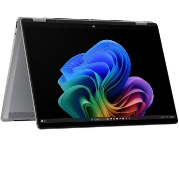 HP Laptop 2-in-1 HP OmniBook X Flip 14-fk0219nw, AMD Ryzen AI 5 340, 14 inch, RAM 16 GB, SSD 1 TB, AMD Radeon 840M, Windows 11 Home, Argintiu