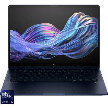 HP Laptop HP 14'' EliteBook X Flip G1i 14, WUXGA IPS Touch, Procesor Intel® Core™ Ultra 5 226V (8M Cache, up to 4.50 GHz), 16GB LPDDR5X, 512GB SSD, Intel Arc 130V, Win 11 Pro, Albastru