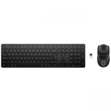 HP Set de mouse si tastatura HP multi-dispozitiv cu mod dual 495C, USB, RF fara fir, Bluetooth, Negru