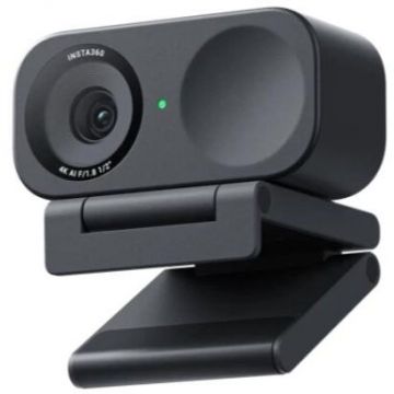 INSTA360 Camera web Insta360 Link 2C Standard Edition, 4K, 30 fps, Microfon cu reducere zgomot AI, Zoom 4x, Negru