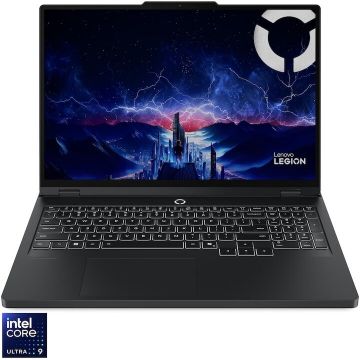 Lenovo Laptop Gaming Lenovo Legion Pro 5 16IAX10H, procesor Intel® Core™ Ultra 9 275HX, 16 inch WQXGA, OLED, 165Hz, 32GB DDR5 RAM, 1TB SSD, NVIDIA® GeForce RTX™ 5070 Ti 12GB GDDR7, No OS, Negru