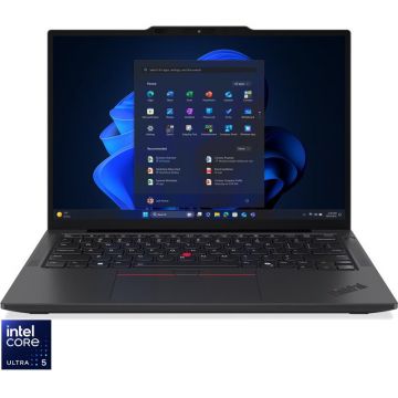 Lenovo Laptop Lenovo 13.3'' ThinkPad X13 Gen 6, WUXGA IPS, Procesor Intel® Core™ Ultra 5 225U (12M Cache, up to 4.80 GHz), 32GB LPDDR5X, 512GB SSD, Intel Graphics, Win 11 Pro, Negru