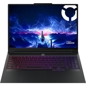 Lenovo Laptop Lenovo Legion Pro 7 WQXGA 16 inch Intel Core Ultra 9 275HX 64GB 2TB PCIe RTX 5080 Windows 11 Eclipse Negru