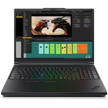 Lenovo Laptop Lenovo ThinkPad P16 Gen 3, Intel Core Ultra 7 265HX, 16 inch, RAM 64 GB, SSD 1 TB, NVIDIA RTX 2000, Windows 11 Pro, Negru