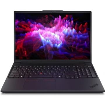 Lenovo Laptop Lenovo ThinkPad P16v Gen 3, Intel Core Ultra 7 255H, 16 inch, RAM 32GB, SSD 1TB, nVidia RTX PRO 2000 8GB, Windows 11 Pro, Negru