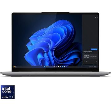 Lenovo Laptop Lenovo Yoga Pro 7 14IAH10, Procesor Intel Core™ Ultra 9 285H, Display 14.5 3K, OLED, 32GB LPDDR5x RAM, 1TB SSD, Placa grafica integrata Intel® Arc™ 140T GPU, Windows 11 Pro, Luna Grey
