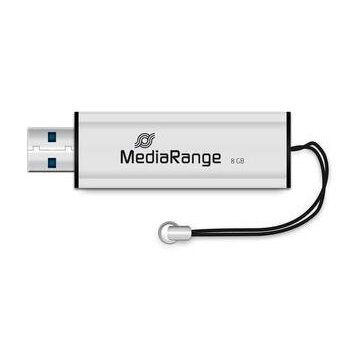 MediaRange Memorie externa MediaRange USB 3.0 flash drive, 8GB, Argintiu-Negru