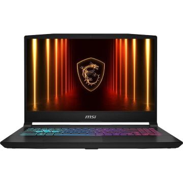 MSI Laptop MSI Katana 15 HX B14WFK-494XPL, Procesor Intel Core i5-14450HX, Display 15.6  FHD, RAM 32GB, 1 TB SSD, NVIDIA GeForce® RTX 5060 8 GB, No OS, Black