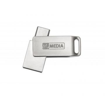 MyMedia Memorie externa My Media Dual USB 3.2 Gen 1 /USB C Drive, 128GB, Argintiu