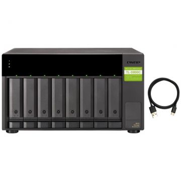 QNAP Rack HDD/SSD QNAP TL-D800C, 8 bay, USB 3.2 Gen 2, Hot-swap
