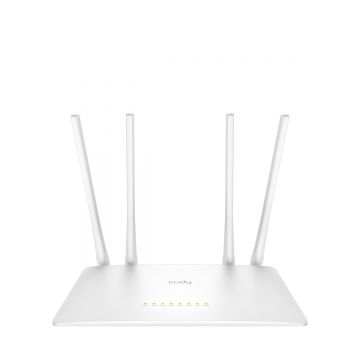 router wireless ac1200 dual band, 4 antene externe, wr1200 cudy