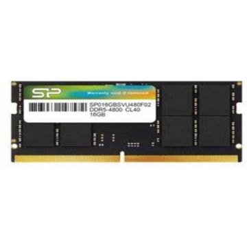 Silicon&nbsp;power Memorie RAM Silicon Power SP, Capacitate 16GB DDR5, Viteza 4800MHz, SO-DIMM, CL402Gx8 SR