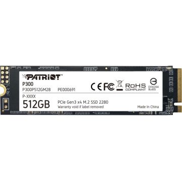 SSD Patriot P300 512GB PCI Express 3.0 x4 M.2 2280