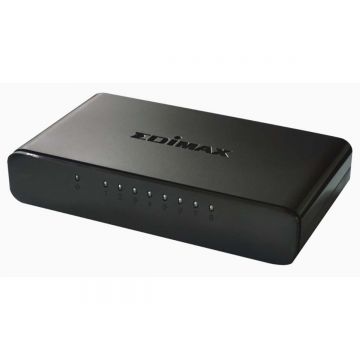 switch edimax es-3308p, 8 porturi 10/100 mbps