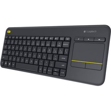 Tastatura Logitech Wireless Touch K400 Plus Black