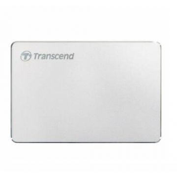 Transcend Hard Disk portabil Transcend StoreJet 25C3S 1TB, USB 3.1 Tip C, 2.5inch, Silver