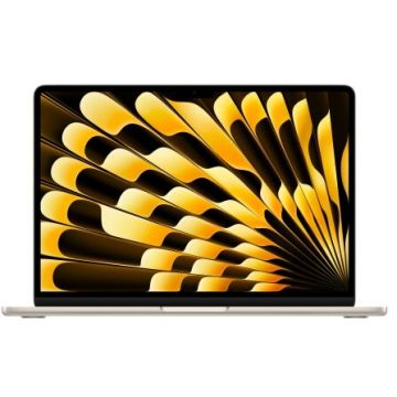 Apple Laptop Apple MacBook Air 13 with Liquid Retina (2025), Apple M4 Deca Core, 13.6 inch, RAM 16GB, SSD 512GB, Apple M4 10-core Graphics, INT KB, macOS Sequoia, Starlight
