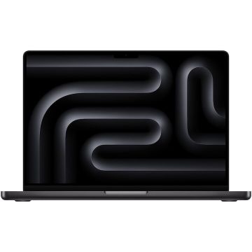 Apple Laptop Apple MacBook Pro 14.2 cu procesor Apple M5 Pro, 15 nuclee CPU, 16 nuclee GPU, 16 nuclee Neural Engine, 24GB RAM, 1TB SSD, Textura Nano, Negru, Tastatura Internationala