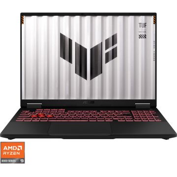 Asus Laptop ASUS Gaming TUF A16 FA608PP-QT134, Display 16 2.5K 165Hz, Procesor AMD Ryzen™ 9 8940HX, RAM 16GB DDR5, 512GB SSD, Placa video NVIDIA GeForce RTX 5070 8GB, No OS, Jaeger Gray