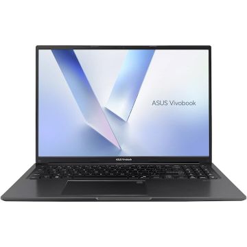 Asus Laptop ASUS Vivobook 16 M1605NAQ cu procesor AMD Ryzen™ 5 150 pana la 4.55GHz, Display 16'', WUXGA, IPS, 16GB DDR5 RAM, 512GB SSD, Placa video AMD Radeon™ Graphics, No OS, Indie Black