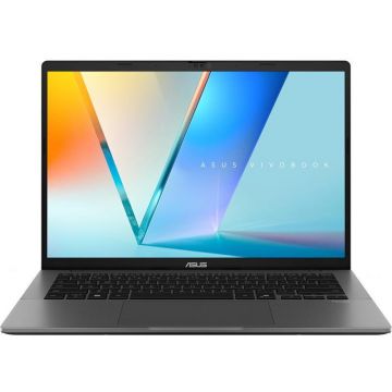 Asus Laptop ASUS Vivobook S14, S3407VA-LY099, Procesor Intel® Core™ 7 240H, Display 14 WUXGA, RAM 16GB DDR5, 1TB SSD, Intel UHD Graphics, NO OS, Gri