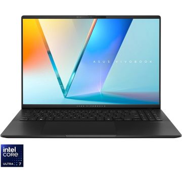 Asus Laptop ASUS Vivobook S16 S3607CA-SH142, Procesor Intel Core Ultra 7 255H, Display 16 FHD OLED, RAM 16GB DDR5, 1TB SSD, Placa video Intel® Arc™ Graphics, Matte Gray