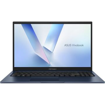 Asus Laptop ASUS Vivobook X1504VA, Procesor Intel Core 5 120U, Display 15.6 FHD, RAM 8GB DDR4, 512GB SSD, Placa video Intel Graphics, Albastru