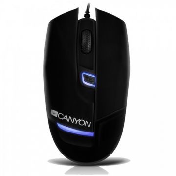 Canyon CANYON black, entry Level Gaming Mouse,Optical, 800/1200/1600dpi