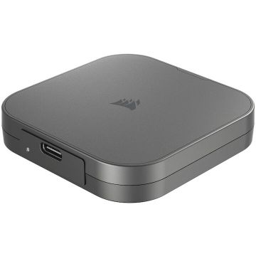 CORSAIR SSD extern Corsair EX300U 2TB, USB 3.2 Gen 2, pana la 1100 MB/sec, Gri