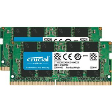 CRUCIAL NB MEMORY 16GB PC25600 DDR4/SO KIT2 CT2K8G4SFRA32A CRUCIAL