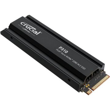 CRUCIAL SSD Crucial P310 Heatsink, capacitate 4TB, interfata PCIe 4.0 NVMe, format M.2 2280