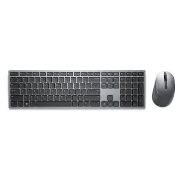 Dell Kit Tastatura si Mouse Dell Keyboard and Mouse KM7321W Premier Multi-Device Wireless, Bluetooth 5.0, Layout Rusesc, Gri
